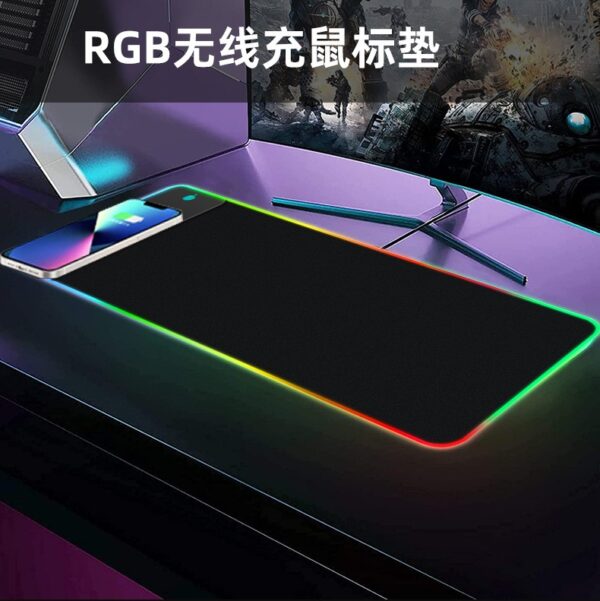 Large size wireless charging mouse pad